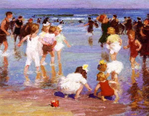 featured Happy Days - Beaches and Ocean - Edward Potthast