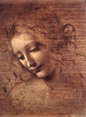 featured Female Head - Portraits - Leonardo Da Vinci