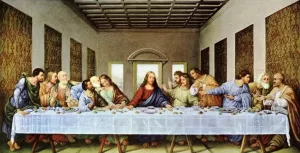 featured The Last Supper - Biblical Scenes - Leonardo Da Vinci