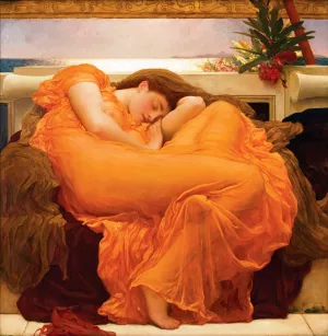 Flaming June by Lord Frederick Leighton Oil Painting