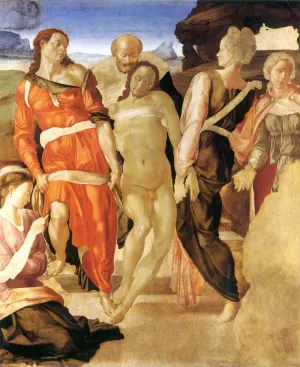 Entombment by Michelangelo Oil Painting