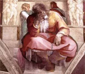Jeremiah by Michelangelo Oil Painting