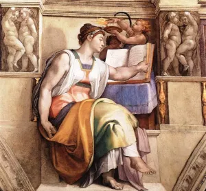 The Erythraean Sibyl by Michelangelo Oil Painting